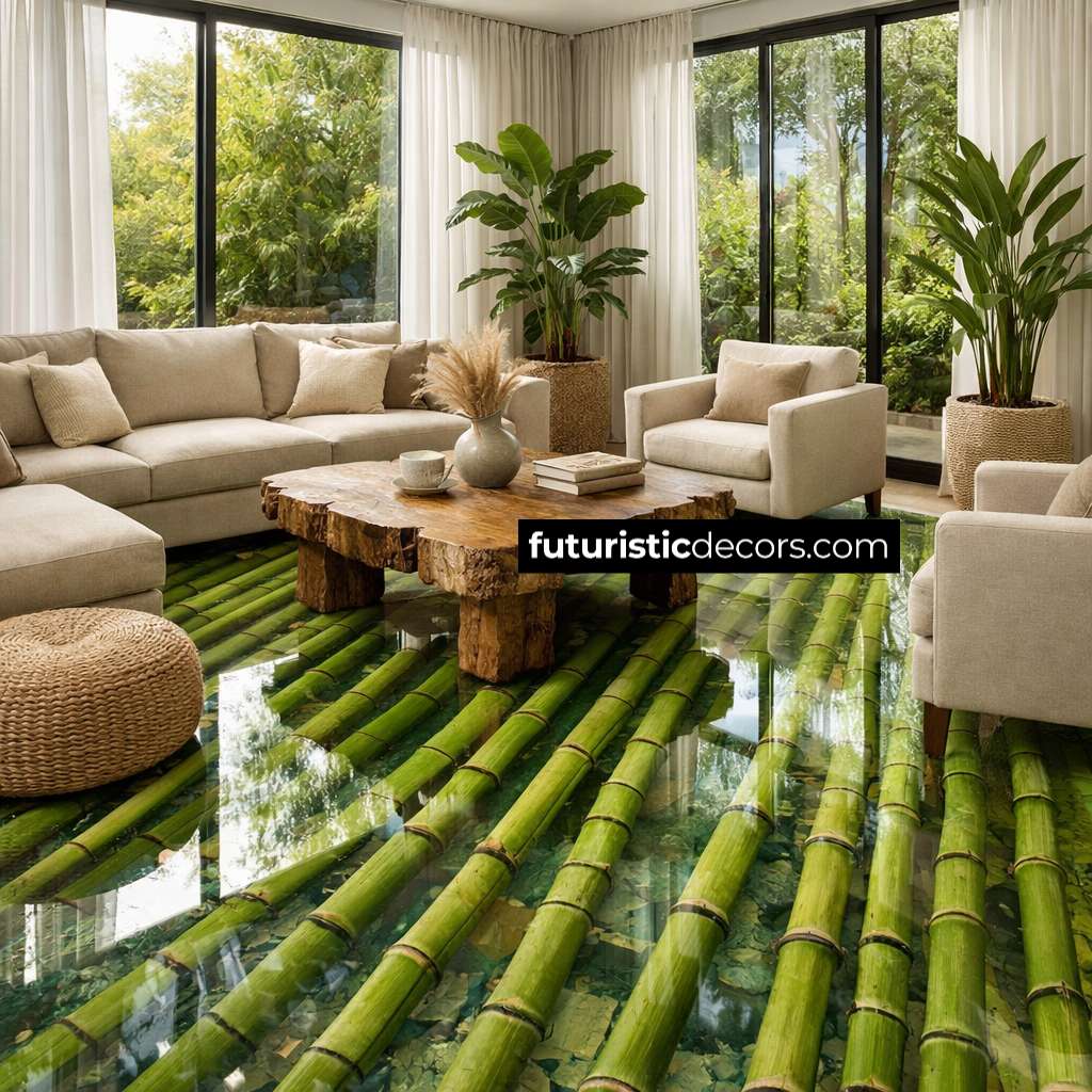 Bamboo Epoxy Flooring