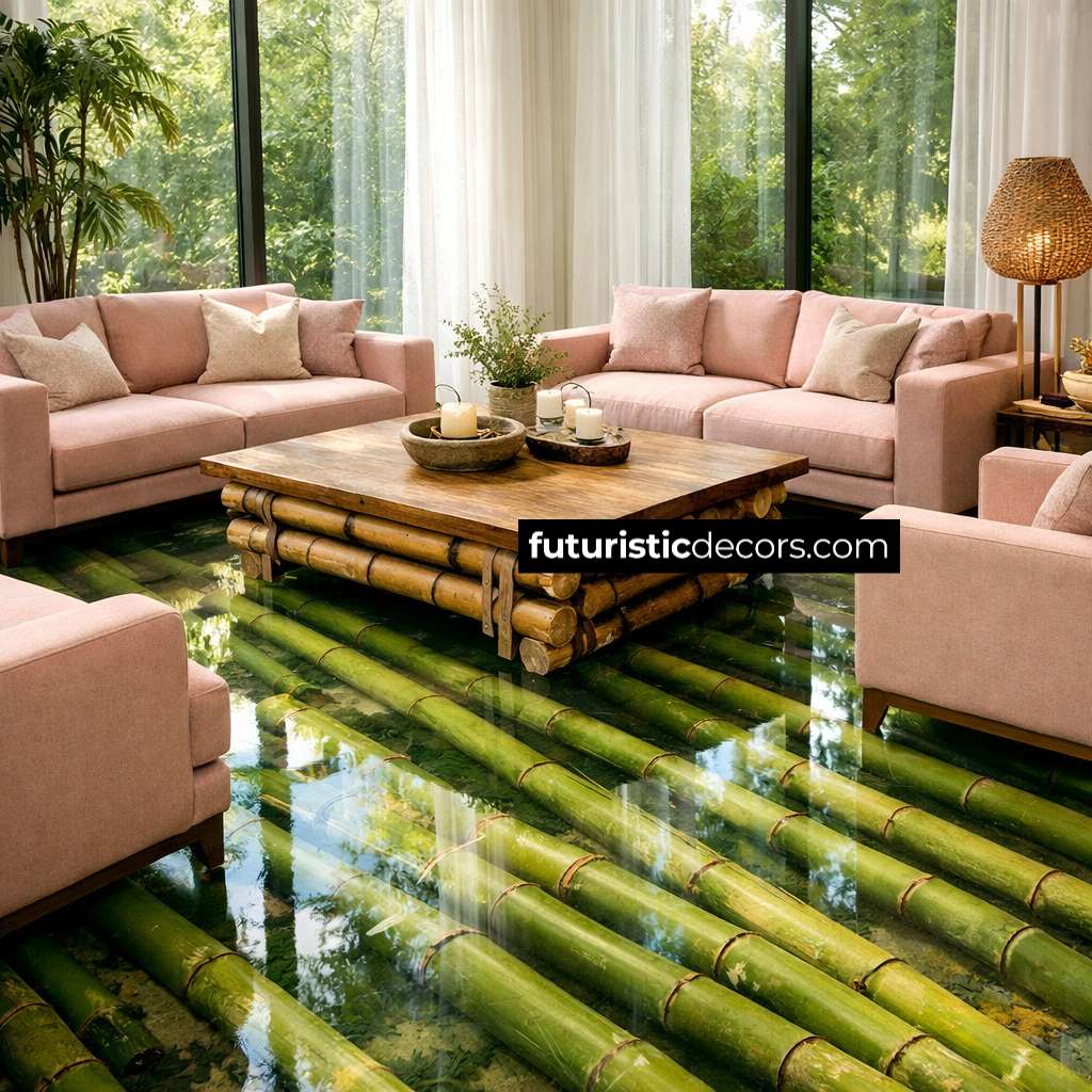 Bamboo Epoxy Flooring