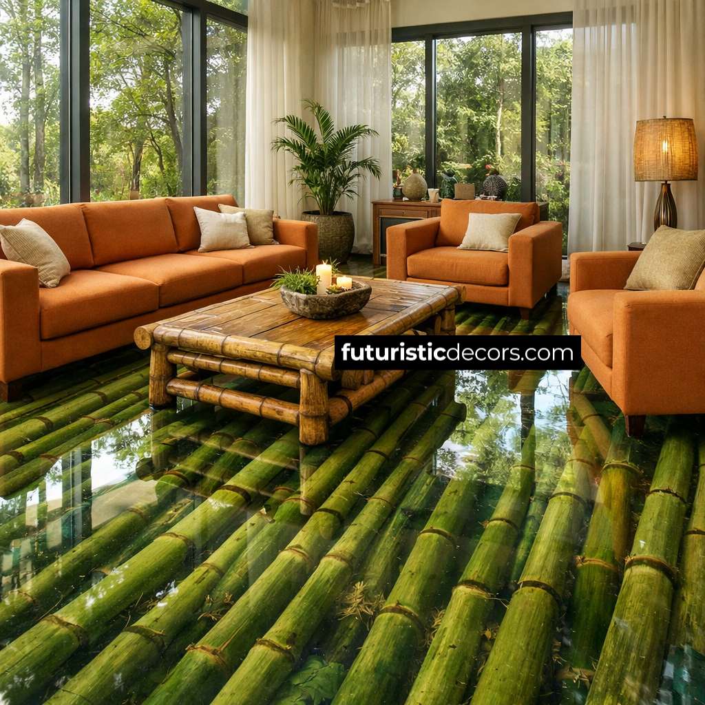 Epoxy Bamboo Floors