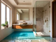 Beach Epoxy Resin Flooring for Ocean-Themed Bathrooms Epoxy Beach Floors