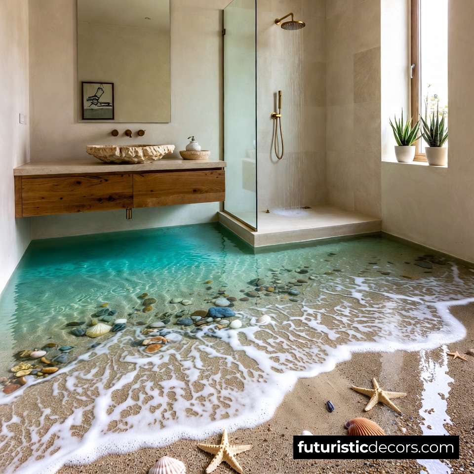 Beach Epoxy Resin Flooring