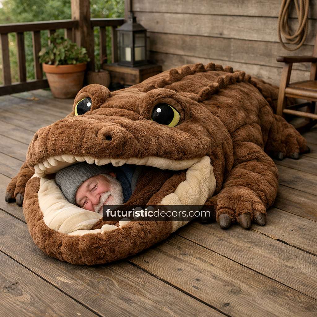 Crocodile Shaped Sleeping Bag