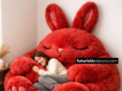 Bunny Shaped Bean Bag | Pink, Yellow & More Adorable Variations Bunny Shaped Bean Bag