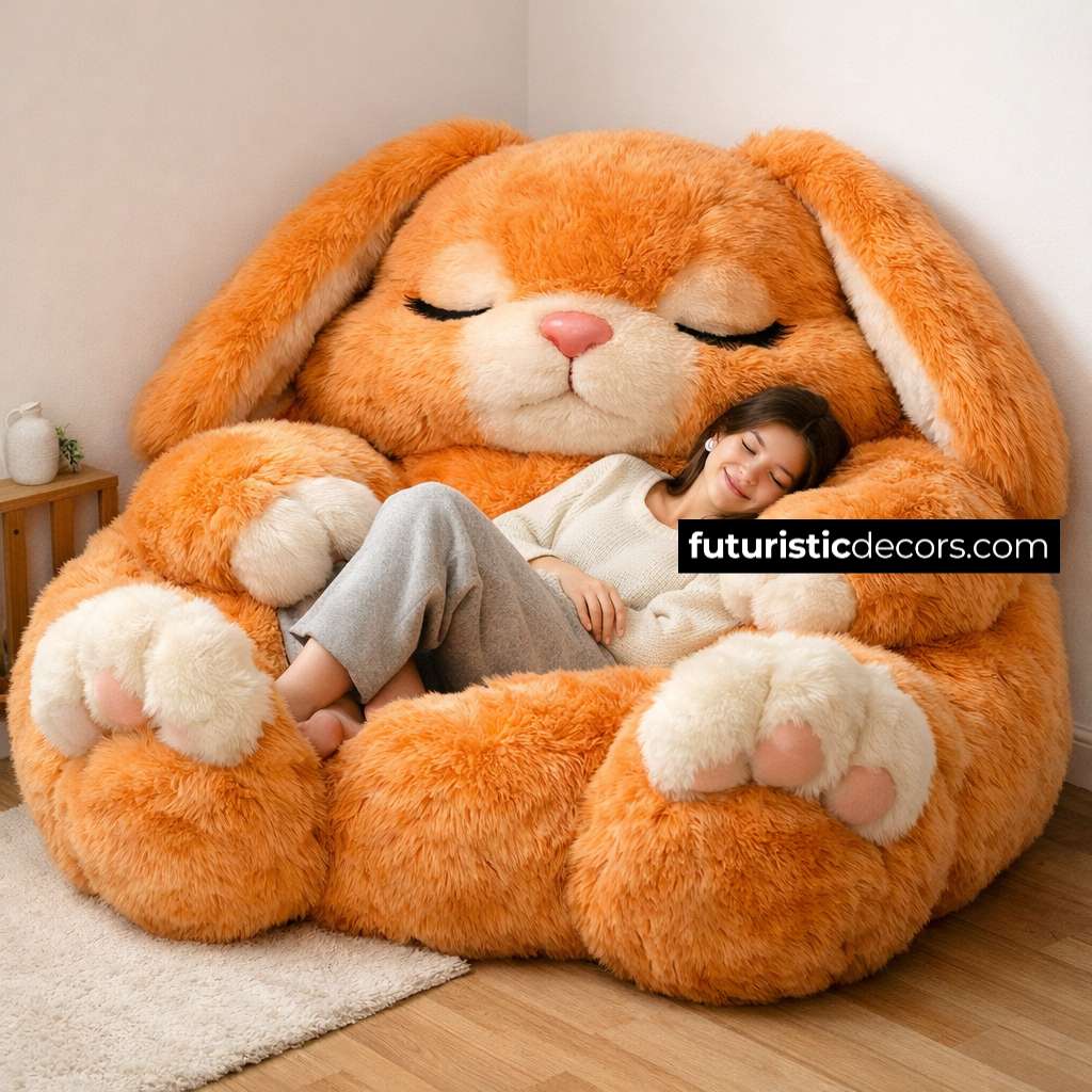 Bunny Shaped Bean Bag