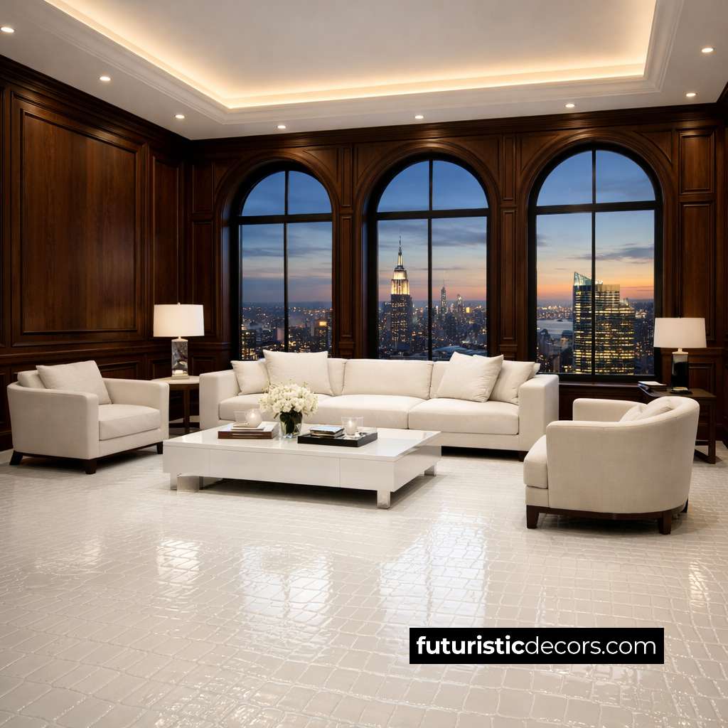 crocodile leather floors