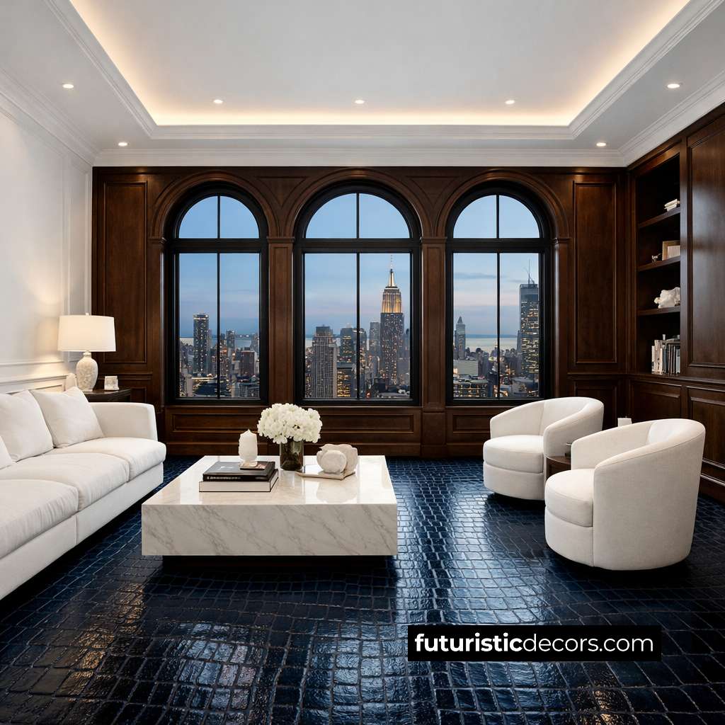 crocodile leather flooring