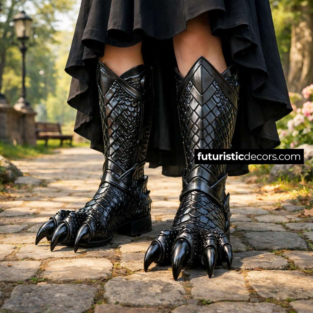 dragon feet boots