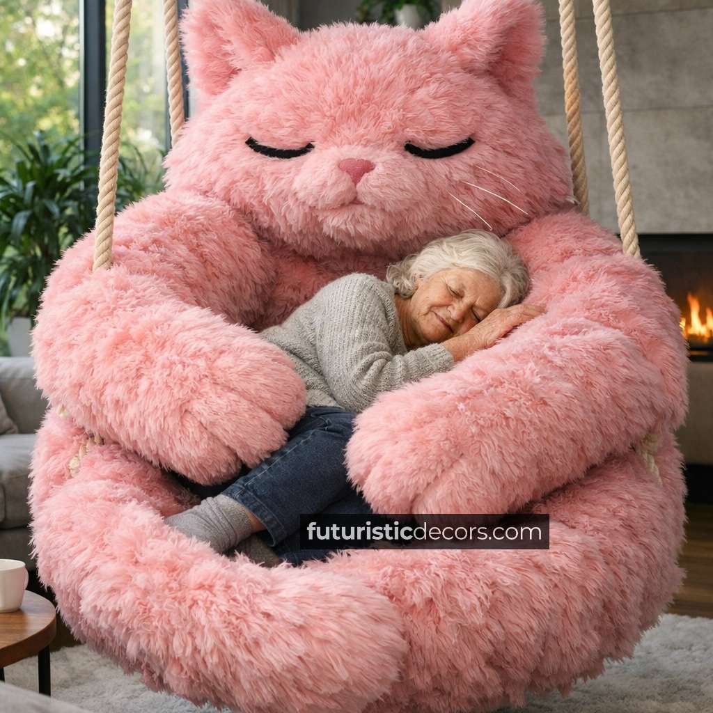 Cat-Shaped Swing Chair