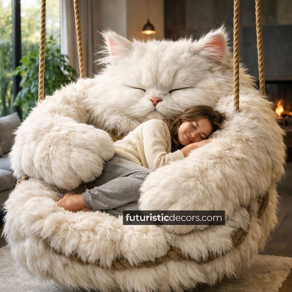 Cat-Shaped Swing Chair