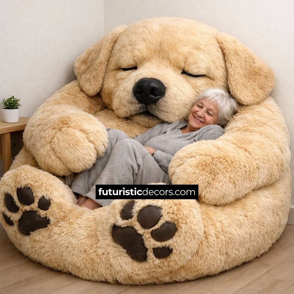 Dog-Shaped Bean Bags