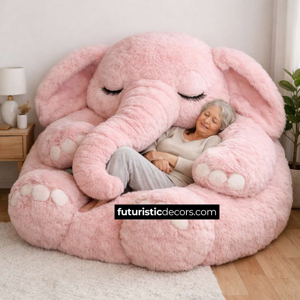 Elephant-Shaped Bean Bags