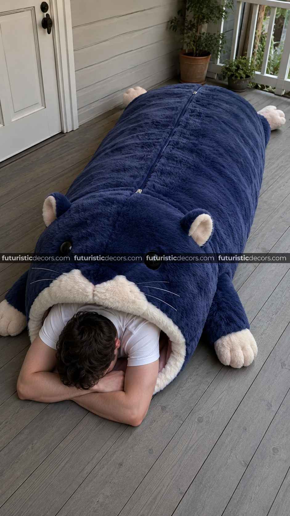 hamster-shaped sleeping bags