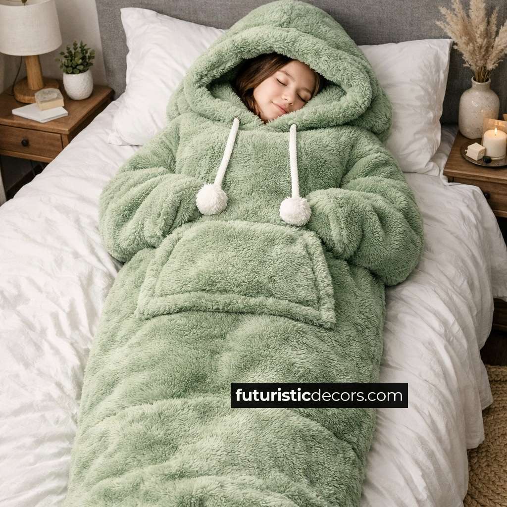 hoodie-shaped sleeping bag