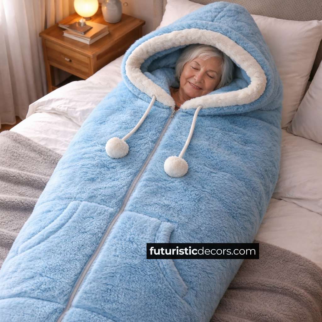 hoodie-shaped sleeping bag