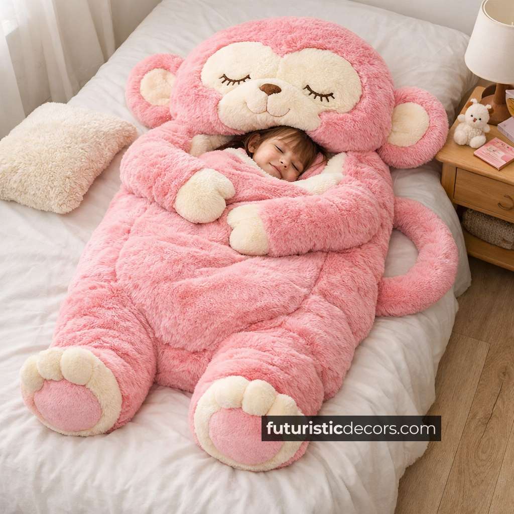 monkey-shaped sleeping bags