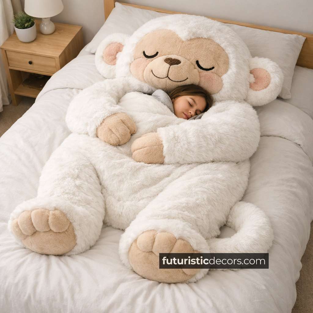 Fluffy Monkey Sleeping Bag