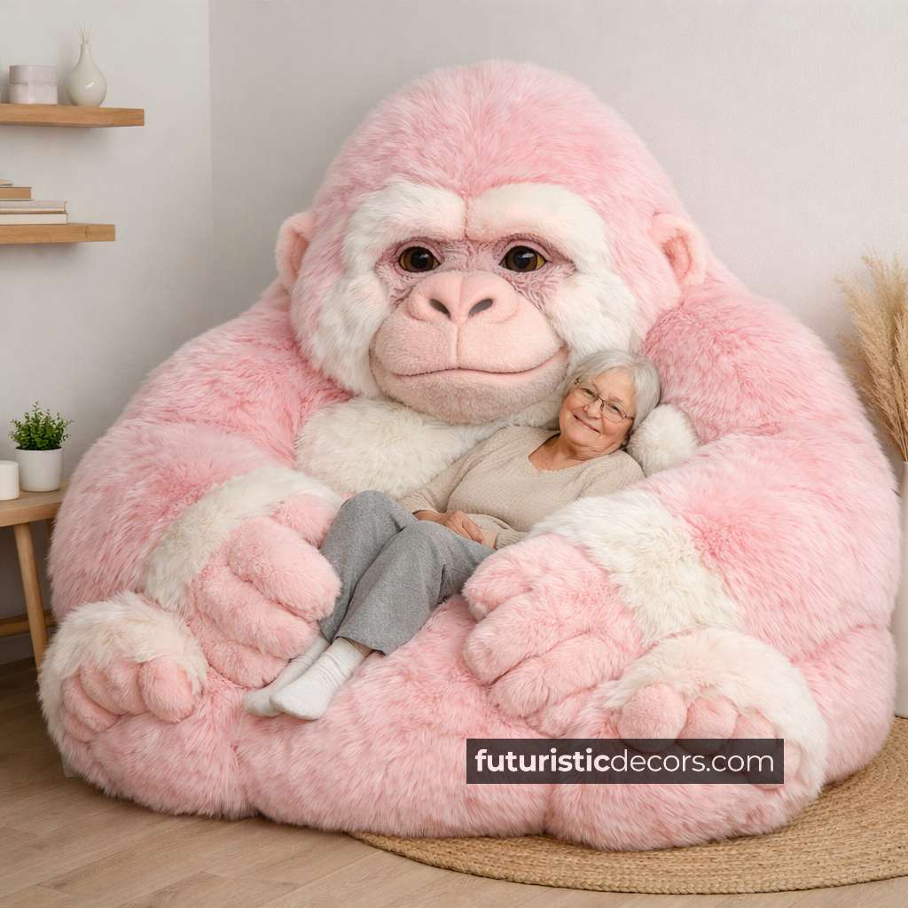 gorilla-shaped bean bag