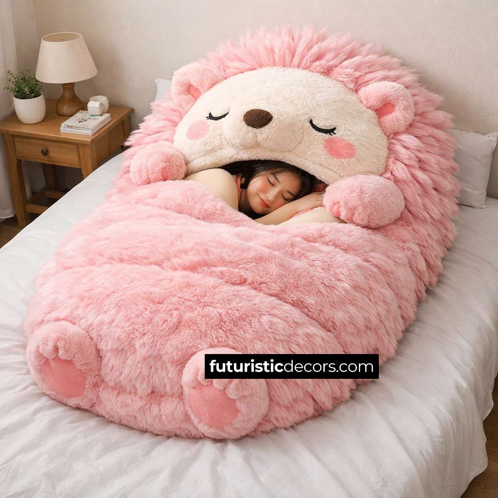 Fluffy Hedgehog Sleeping Bags