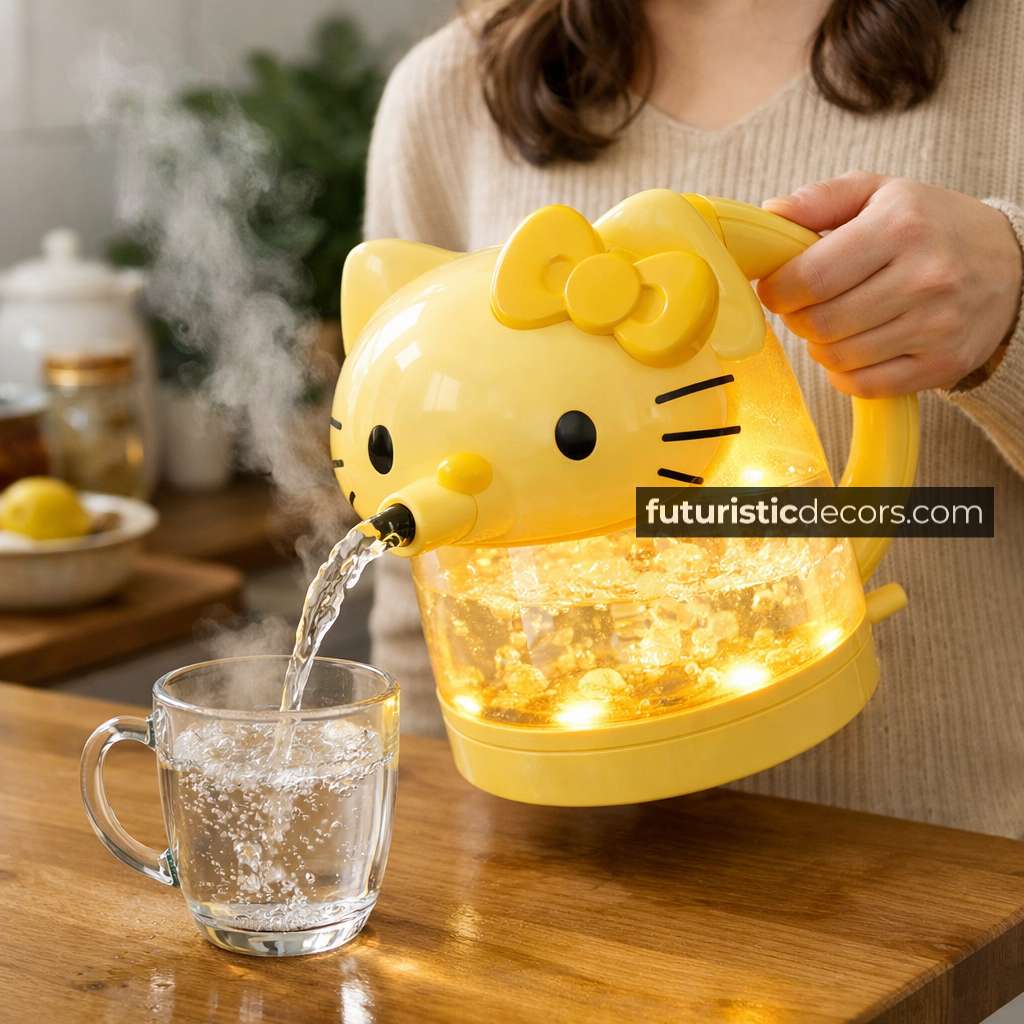 Hello Kitty Shaped Kettles