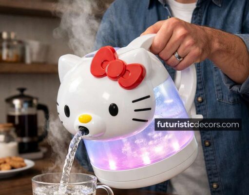 Hello Kitty Electric Kettle | A Must-Have Gift for Kawaii Lovers Hello Kitty Electric Kettle