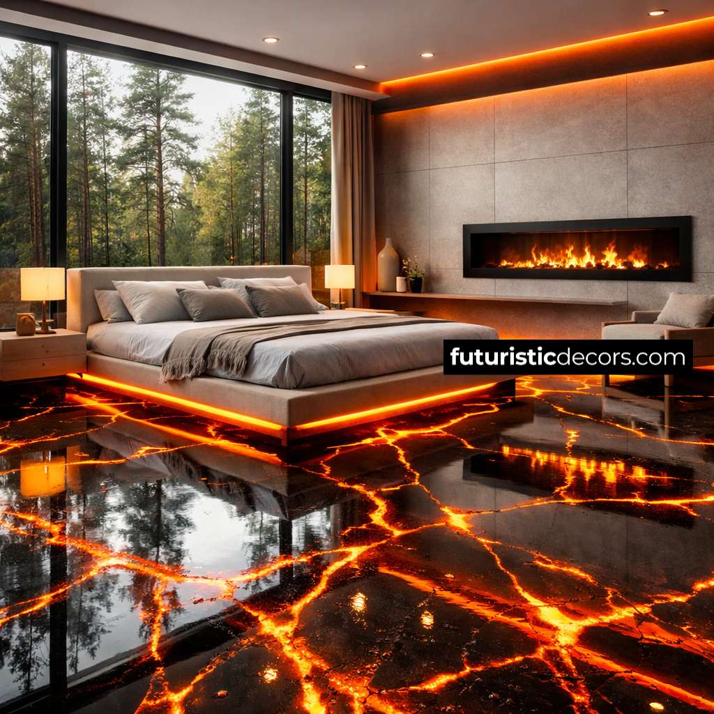 LED Screen Lava Floors