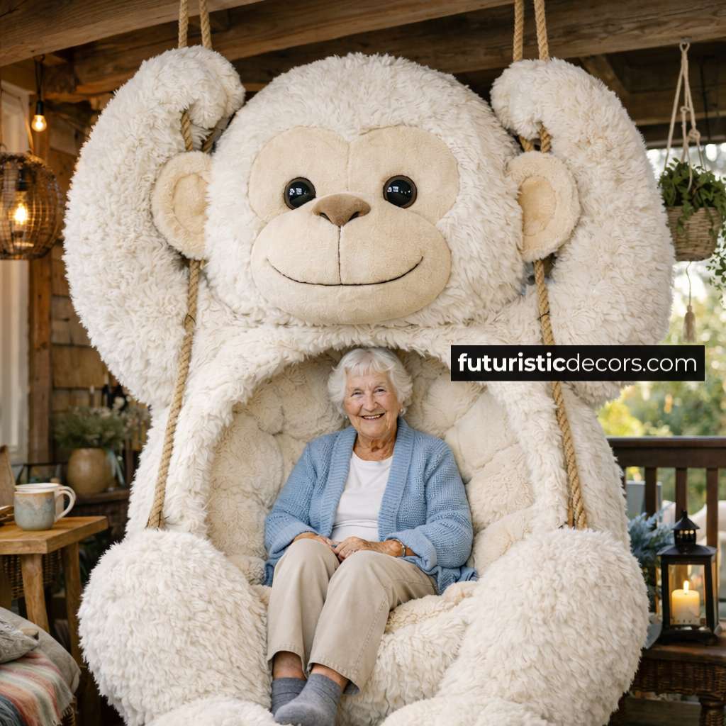 Monkey Shaped Hanging Swing