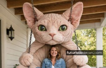 Cat Hanging Swing Chairs: The Cutest Way to Relax in Style cat-shaped hanging swing