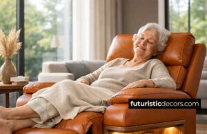 Dog Pod Recliner | Recliner Built-In Dog Pod for Small Spaces recliner built-in dog pod