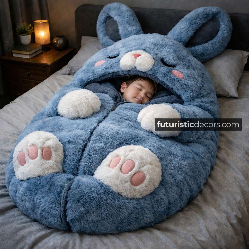 rabbit-shaped sleeping bag