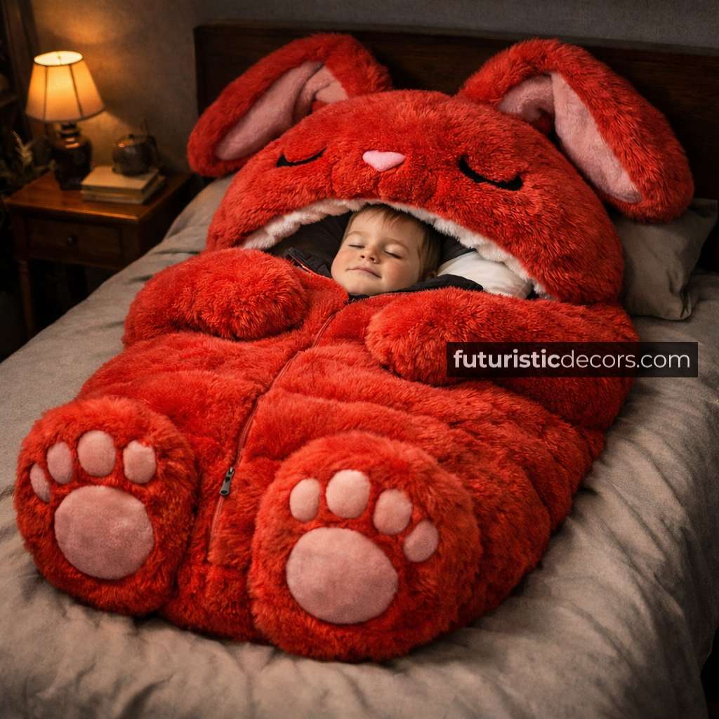 Fluffy Rabbit Sleeping Bags