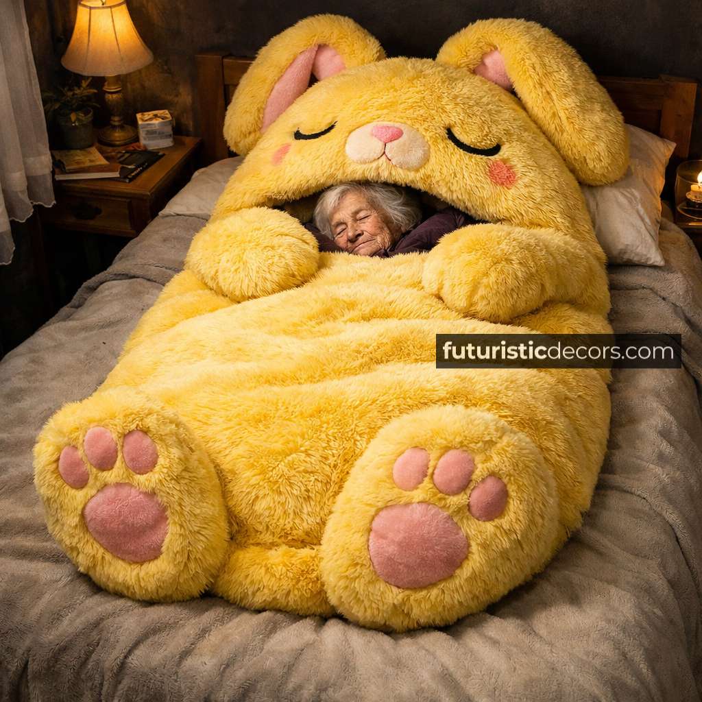 Fluffy Rabbit Sleeping Bags