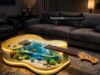 Guitar Aquarium Coffee Tables: Unique Furniture for Music Lovers Guitar Aquarium Table