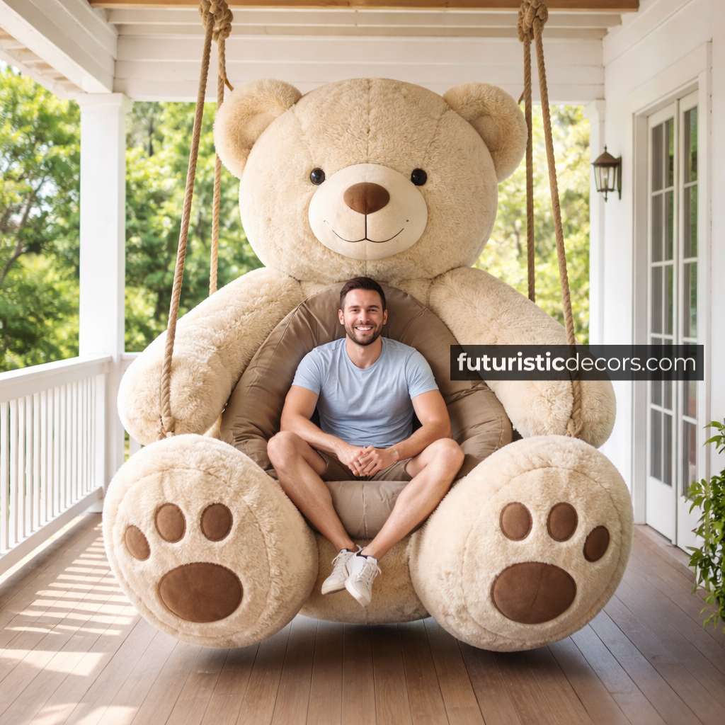 Hanging Bear-Shaped Lounger