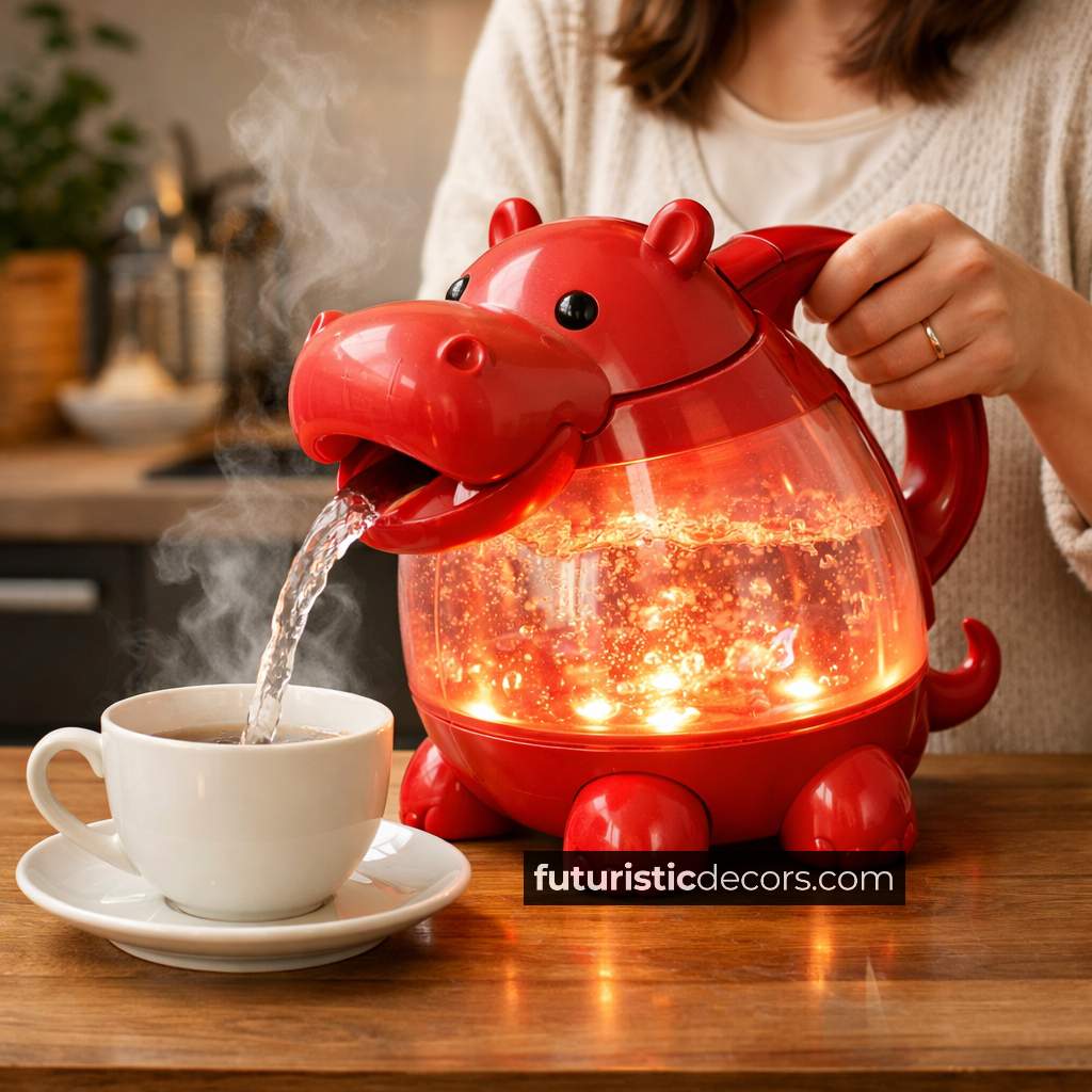 Hippo-Shaped Kettle