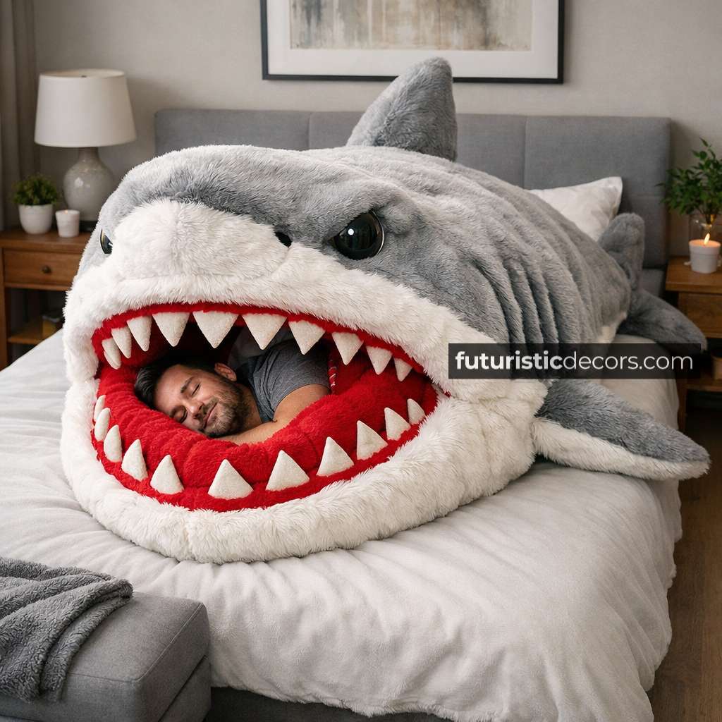 Shark Shaped Sleeping Bag