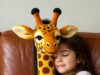 Fluffy Giraffe Hug Pillow in Pink, Purple, Red, Yellow & More Fluffy Giraffe Hug Pillow