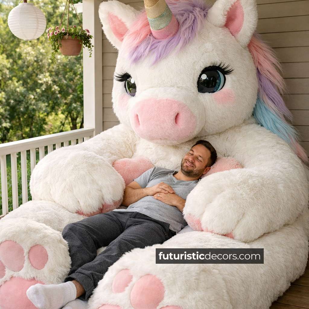Fluffy Unicorn Sofas