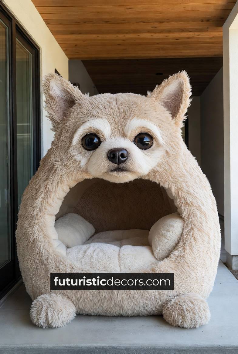 dog-shaped lounger pods