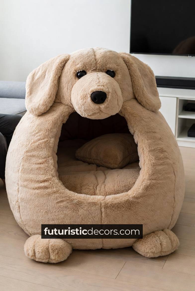 dog-shaped lounger pods