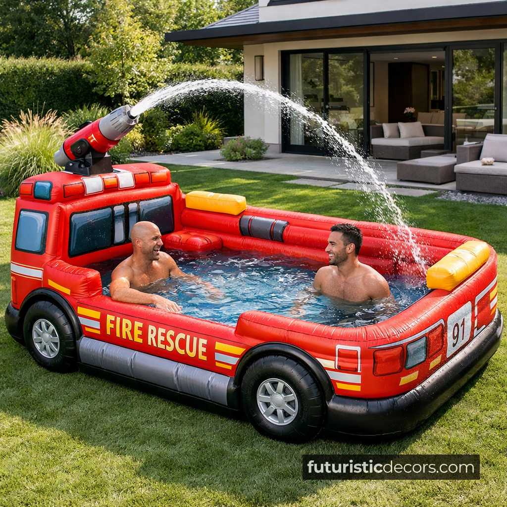 Fire Engine Paddling Pools