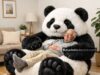 Panda Rocking Chair: The Perfect Relaxing Chair for Kids & Adults fluffy panda-shaped rocking chairs