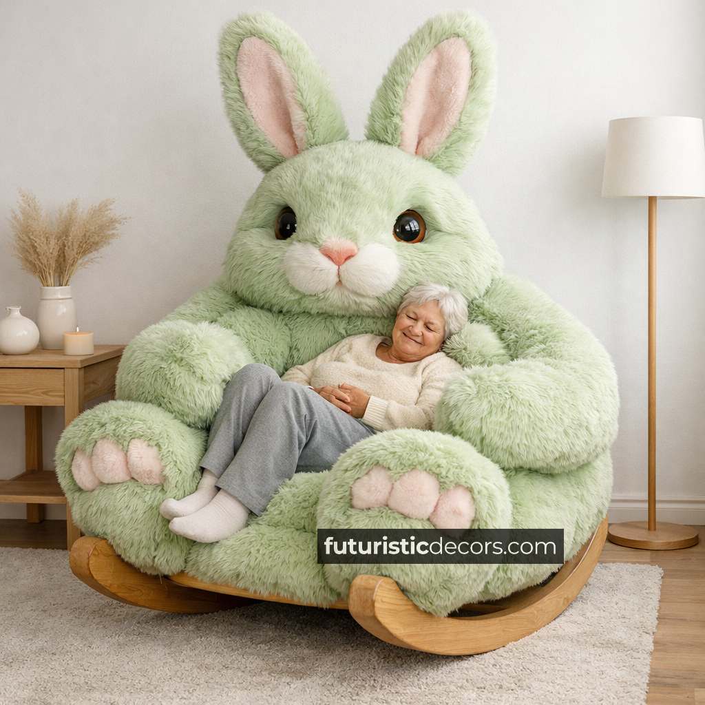 rabbit-shaped rocking chair