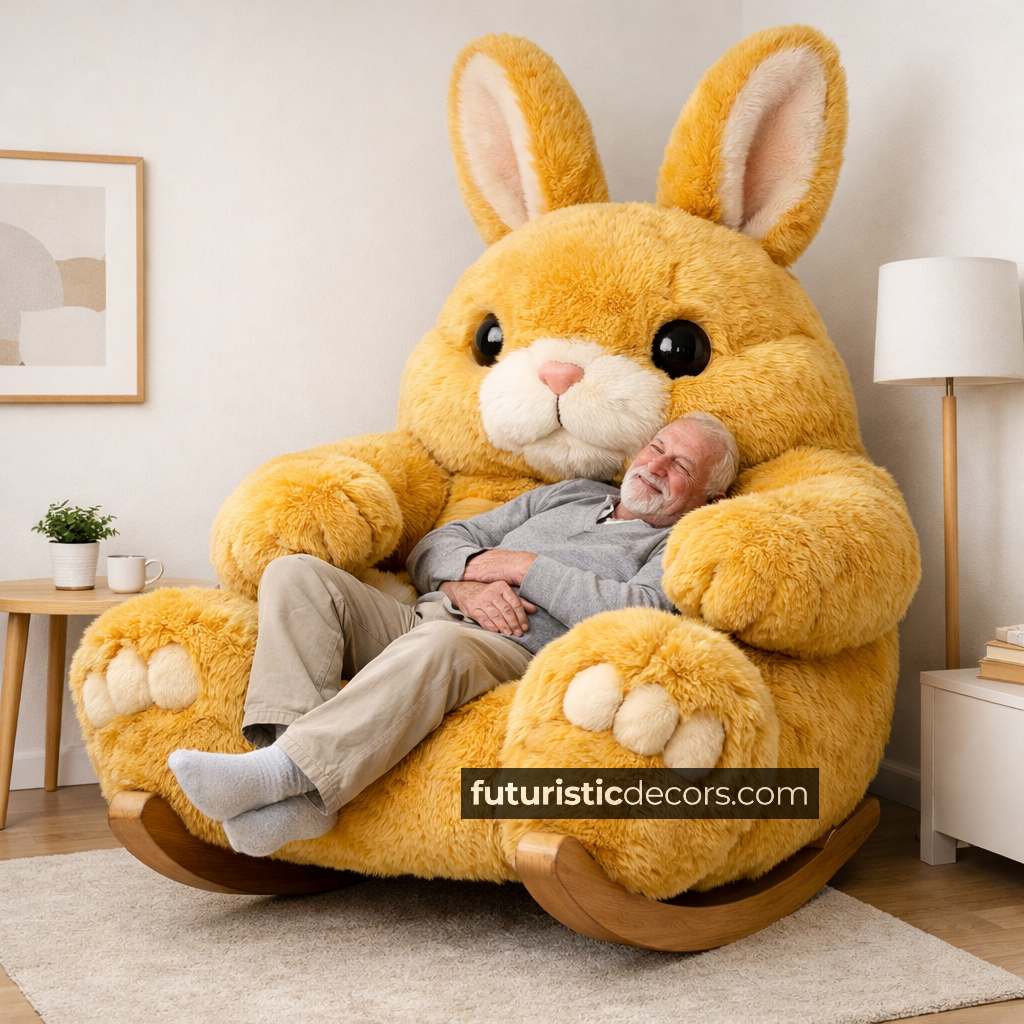 rabbit-shaped rocking chair
