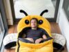 Fluffy Bee Sleeping Bag | Soft, Warm & Bee-utifully Designed Fluffy Bee Sleeping Bag