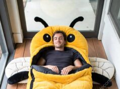 Fluffy Bee Sleeping Bag | Soft, Warm & Bee-utifully Designed Fluffy Bee Sleeping Bag