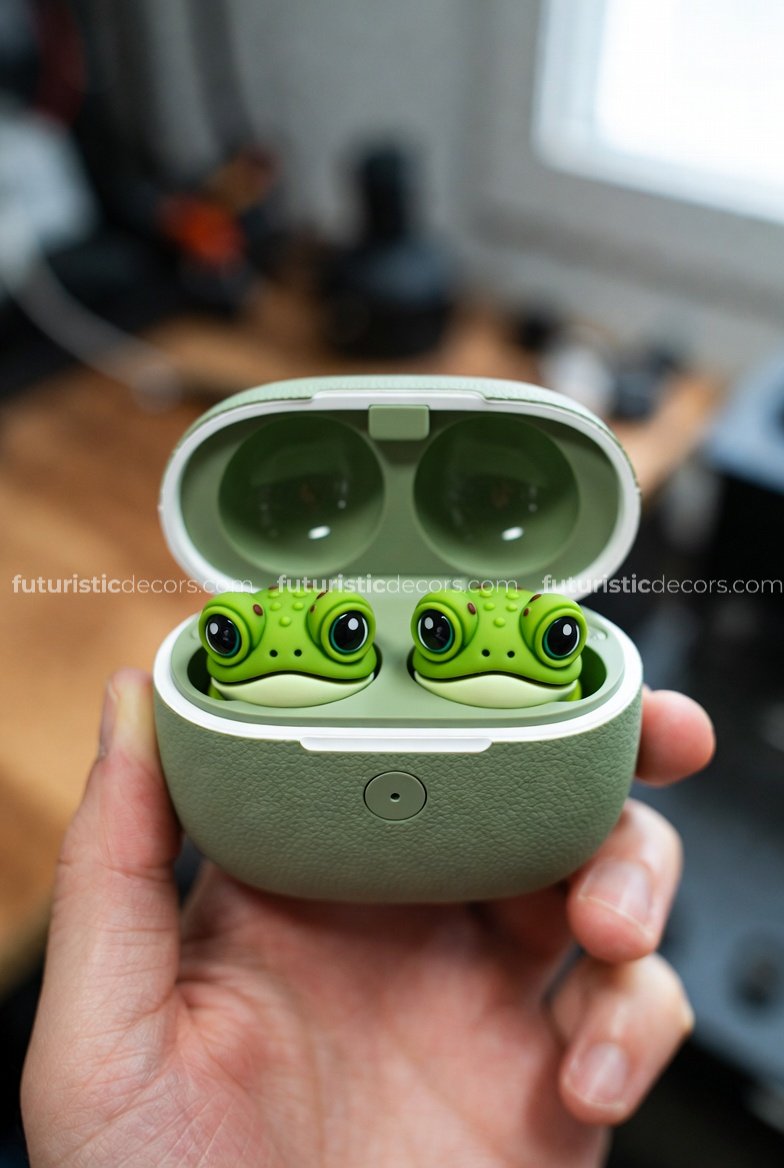 frog-shaped earbud