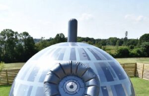 Giant Inflatable Death Star Pool – Splashy Fun with Galactic Style inflatable Death Star swimming pools