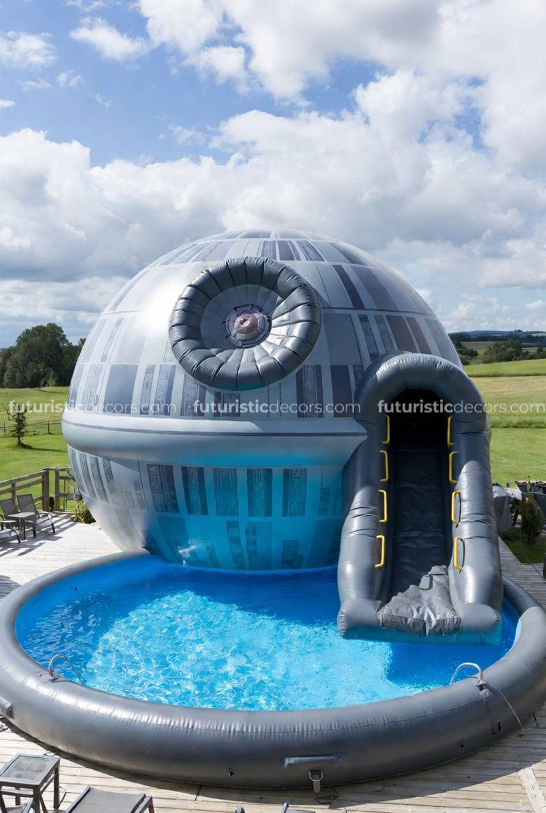 Giant Inflatable Death Star Pool