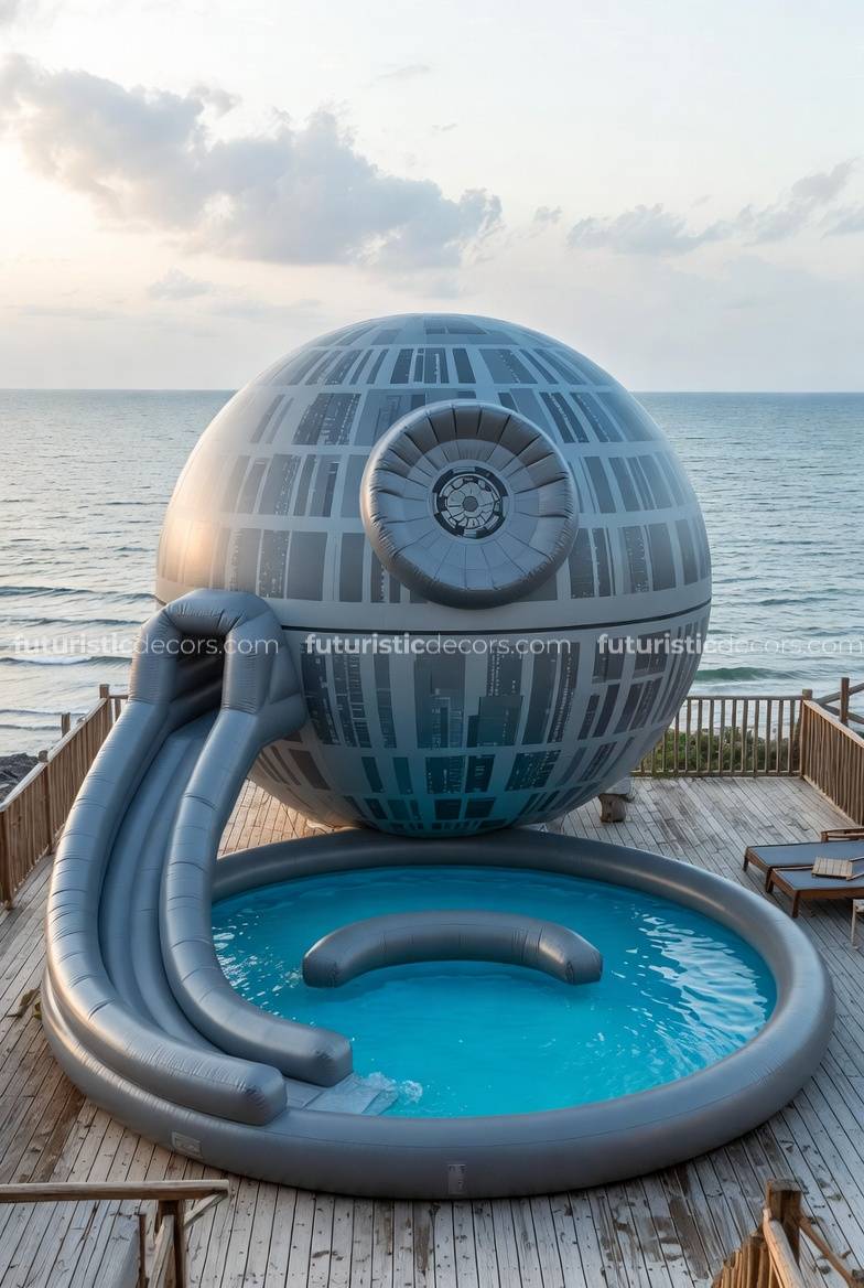 Giant Inflatable Death Star Pool
