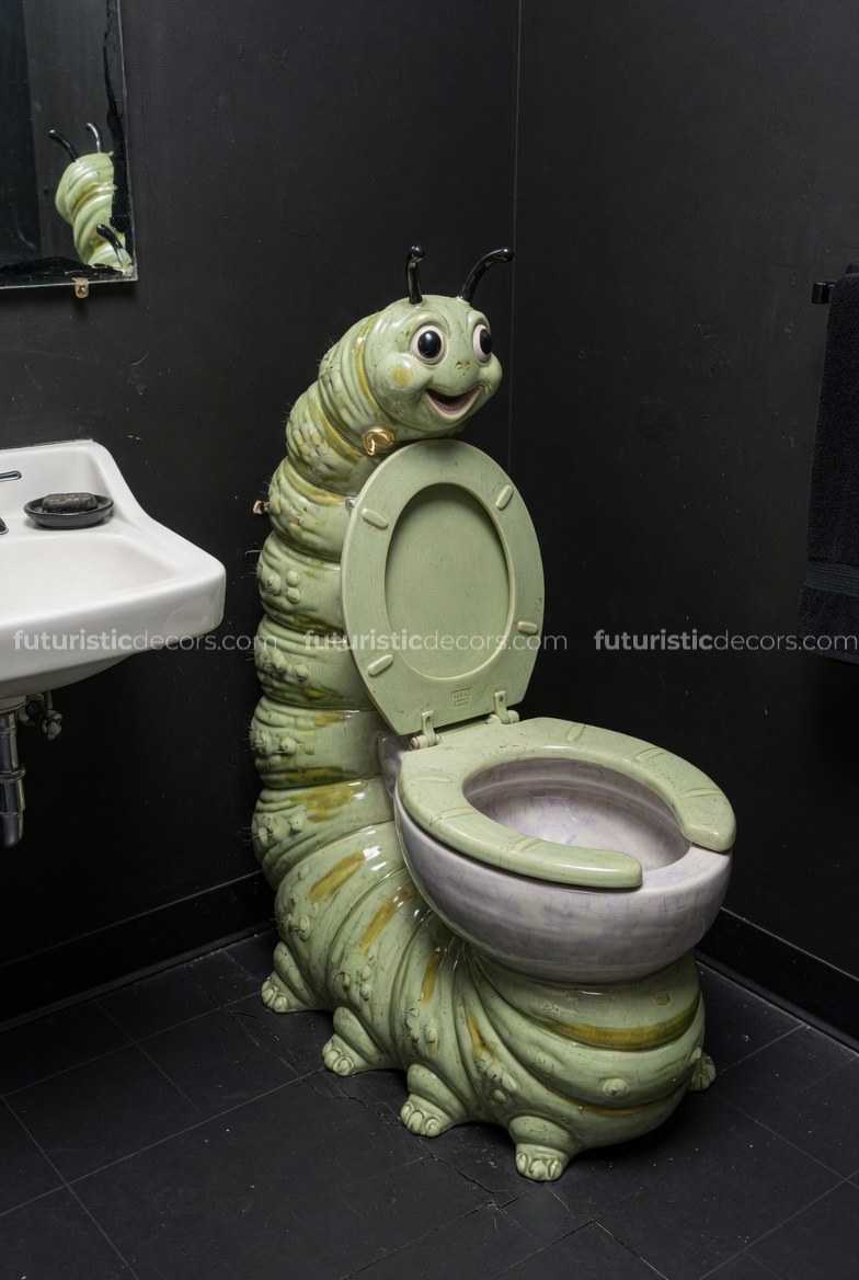 caterpillar porcelain toilets